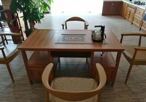 自動(dòng)上火燒水倒水全鋁茶幾茶桌椅組合家居